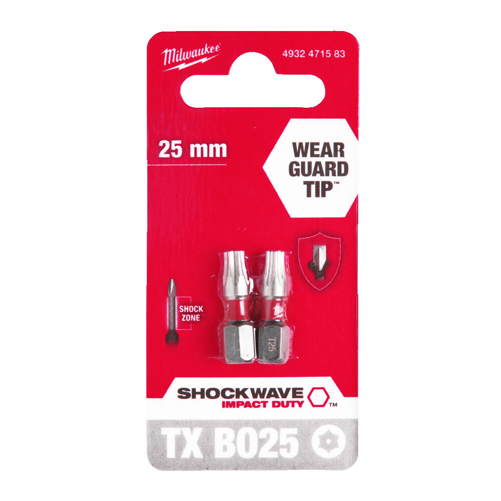 MILWAUKEE SHOCKWAVE™ VEILIGHEIDSBIT TX BO