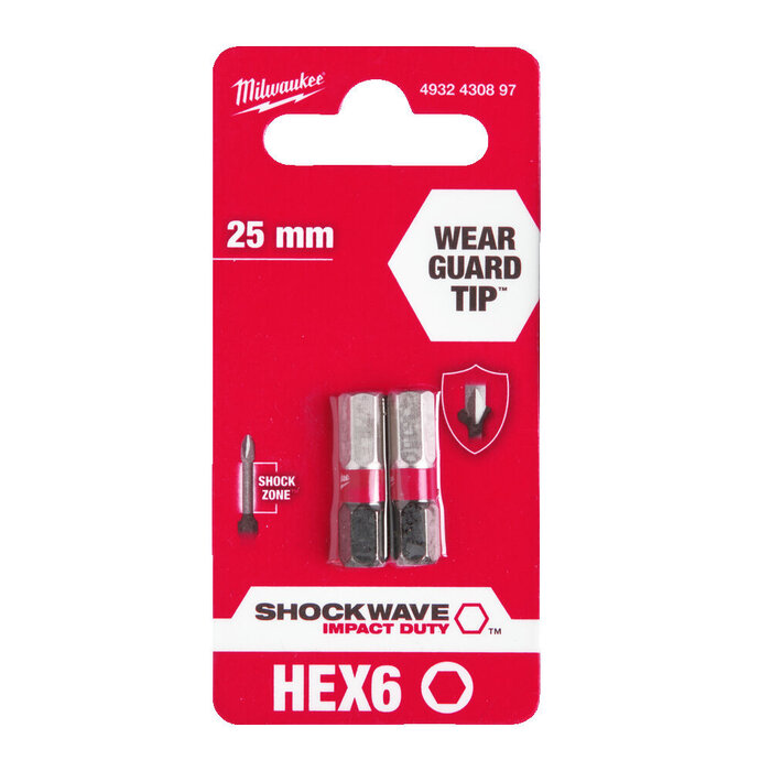 MILWAUKEE HEX SHOCKWAVE™ Gen II INBUSBIT