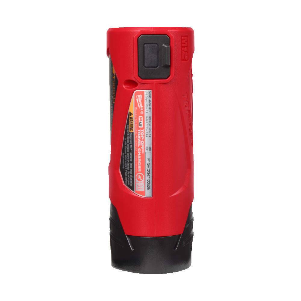 MILWAUKEE M12 TC2 compacte lader en energiebron