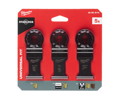 MILWAUKEE Multitool Starlock hout bladenset (5-delig)