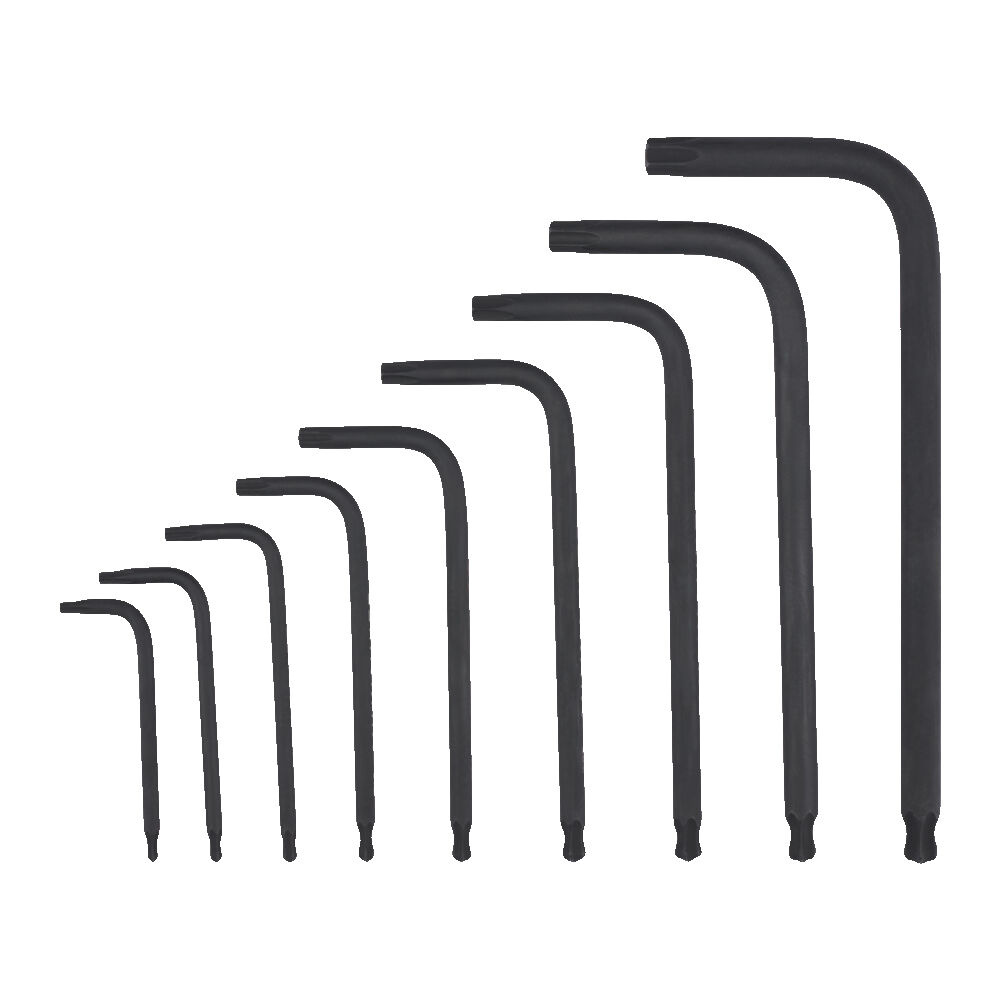 MILWAUKEE Compacte L-vormige Torx sleutelset (9-delig)