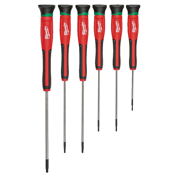 MILWAUKEE Schroevendraaierset Precisie Torx (6-delig)