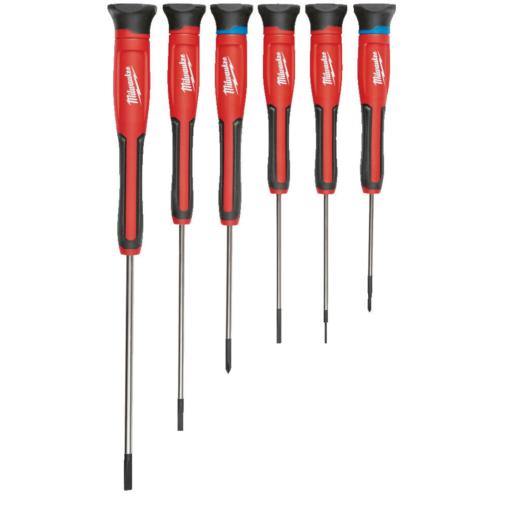 MILWAUKEE Schroevendraaierset Precisie SL/PH (6-delig)