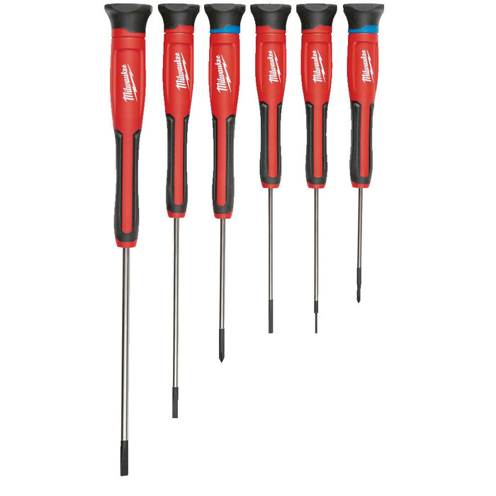 MILWAUKEE Schroevendraaierset Precisie SL/PH (6-delig)