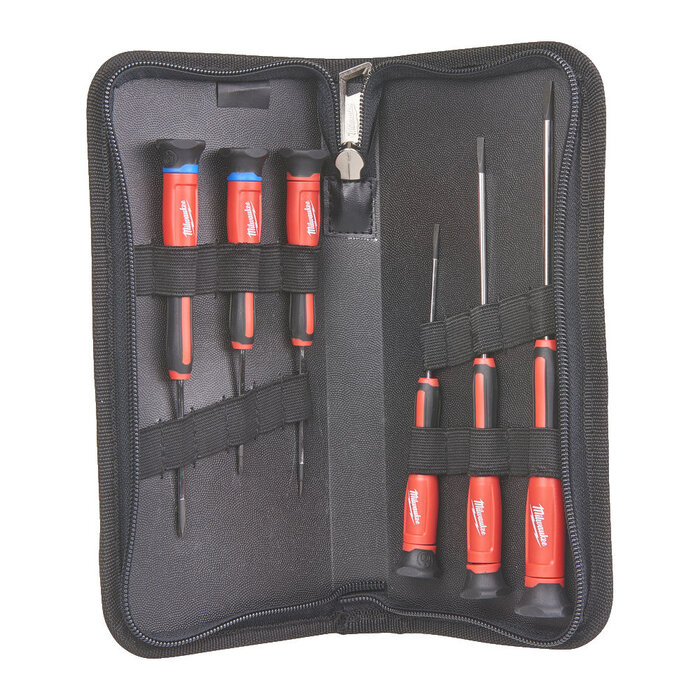 MILWAUKEE Schroevendraaierset Precisie SL/PH (6-delig)