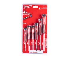 MILWAUKEE Schroevendraaierset Precisie SL/PH (6-delig)