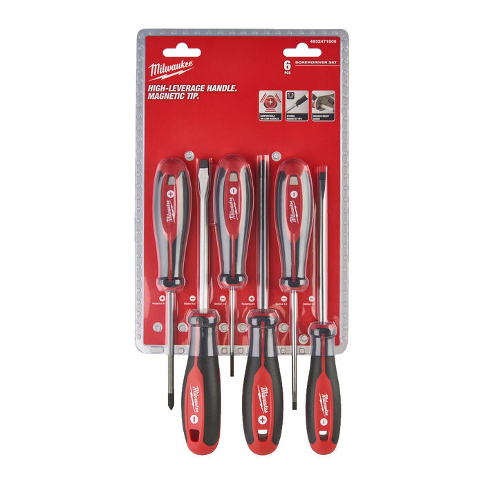 MILWAUKEE Schroevendraaierset 1 Tri-lobe SL/PZ (6-delig)