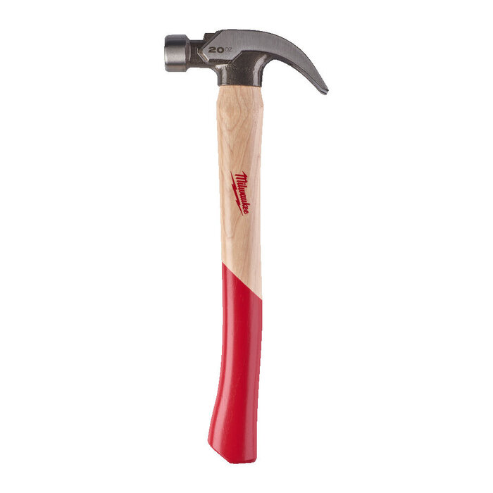 MILWAUKEE Klauwhamer houten steel gebogen