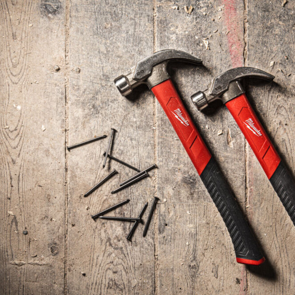 MILWAUKEE Klauwhamer Fiberglas gebogen