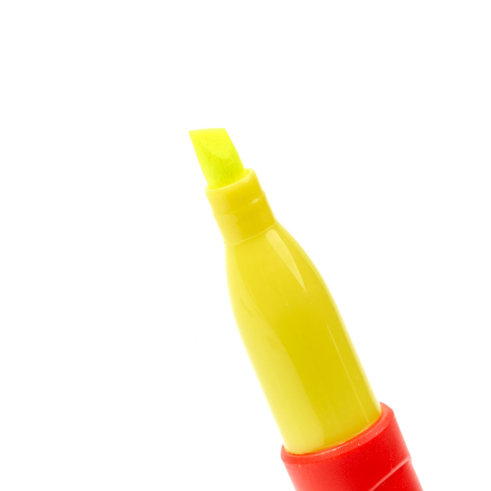 MILWAUKEE Marker INKZALL™ Beitel punt Fluo geel (blister 5 stuks)