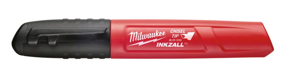 MILWAUKEE Marker INKZALL™ Beitel punt 4,8 mm zwart (1 stuk)