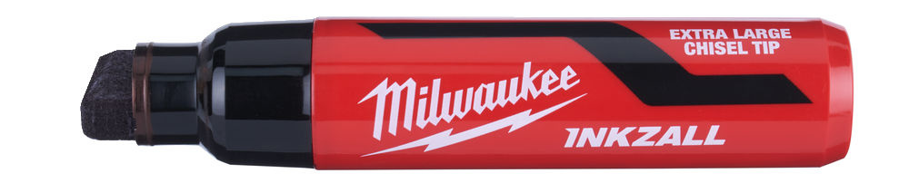 MILWAUKEE Marker INKZALL™ Beitel punt XL 14,5 mm zwart (1 stuk)