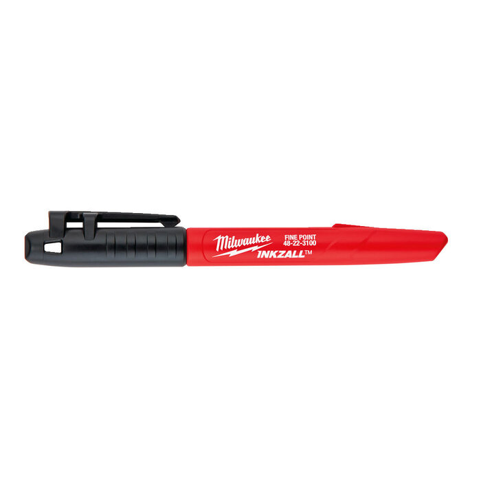 MILWAUKEE Marker INKZALL™ Fijne punt 1,0 mm zwart (1 stuk)