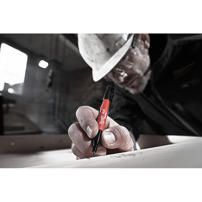MILWAUKEE Marker INKZALL™ Fijne punt 1,0 mm zwart (1 stuk)