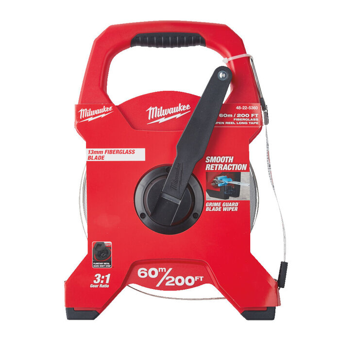 MILWAUKEE Landmeter fiberglas behuizing