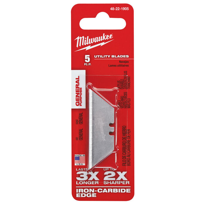 MILWAUKEE Reserve universele messen (5 stuks)