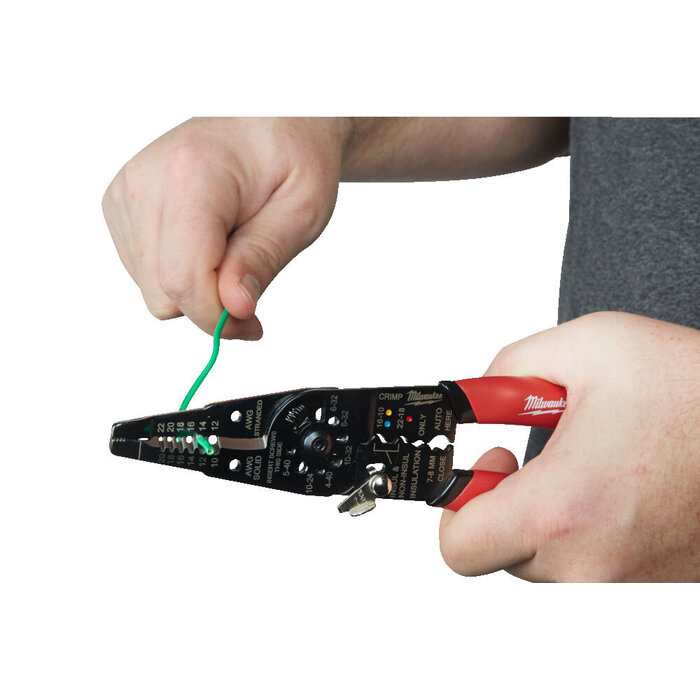 MILWAUKEE Multifunctionele draadstripper met krimper