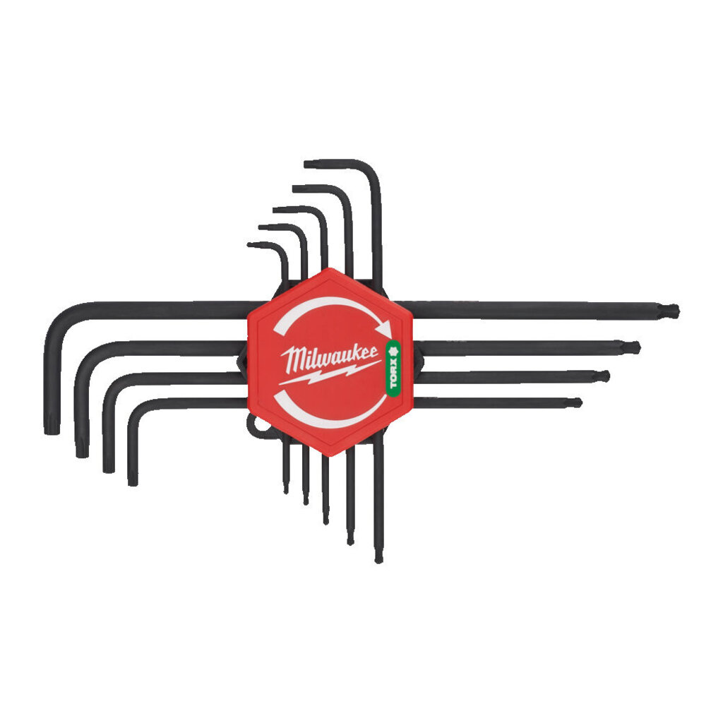 MILWAUKEE L vormige Torx sleutelset (9-delig)