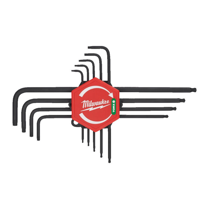 MILWAUKEE L vormige Torx sleutelset (9-delig)