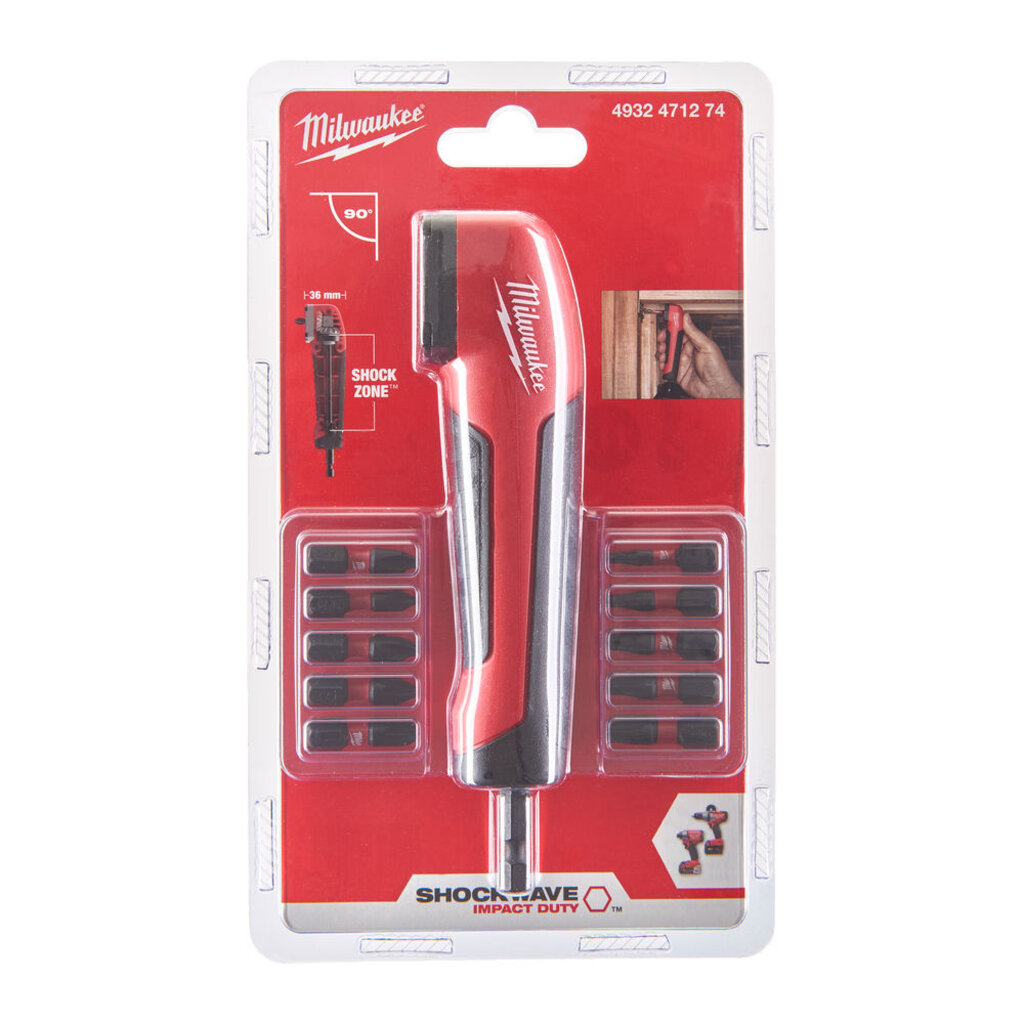 MILWAUKEE SHOCKWAVE™ IMPACT DUTY HAAKSE SCHROEF ACCESSOIRE  11-DELIGE