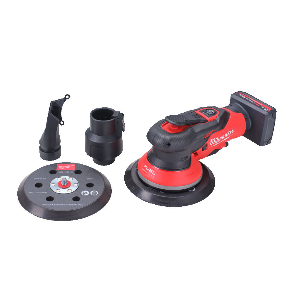 MILWAUKEE M12 FROS2.5 FUEL 150mm Roterende schuurmachine met 2,5mm rotatie