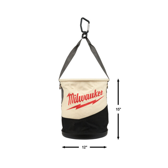 MILWAUKEE Textiel emmer/zak met zakken