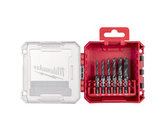 MILWAUKEE SHOCKWAVE 3-in-1 Draadtapper HEX HSS-G 6-delige Set in PACKOUT Ready box