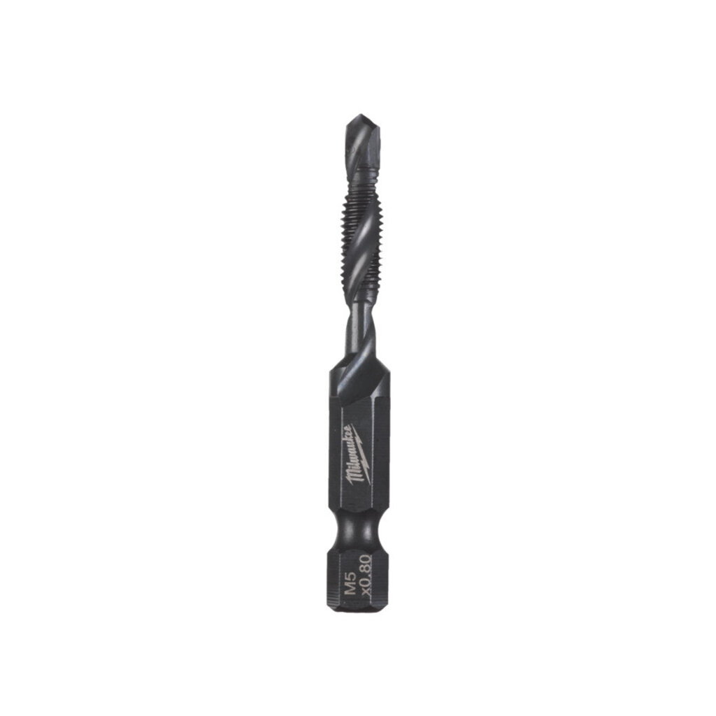 MILWAUKEE SHOCKWAVE 3-in-1 Draadtapper HEX HSS-G 6-delige Set in PACKOUT Ready box