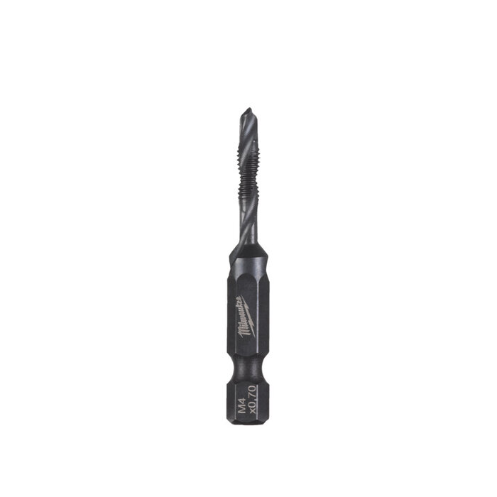 MILWAUKEE SHOCKWAVE 3-in-1 Draadtapper HEX HSS-G 6-delige Set in PACKOUT Ready box