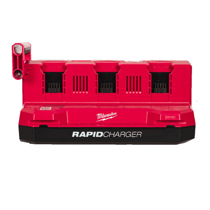MILWAUKEE M18 MPC6 Mobiele Packout 6 Bay Snel Lader