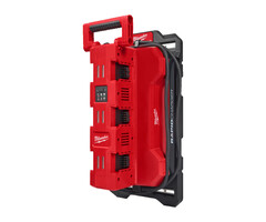 MILWAUKEE M18 MPC6 Mobiele Packout 6 Bay Snel Lader