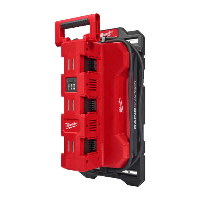 MILWAUKEE M18 MPC6 Mobiele Packout 6 Bay Snel Lader