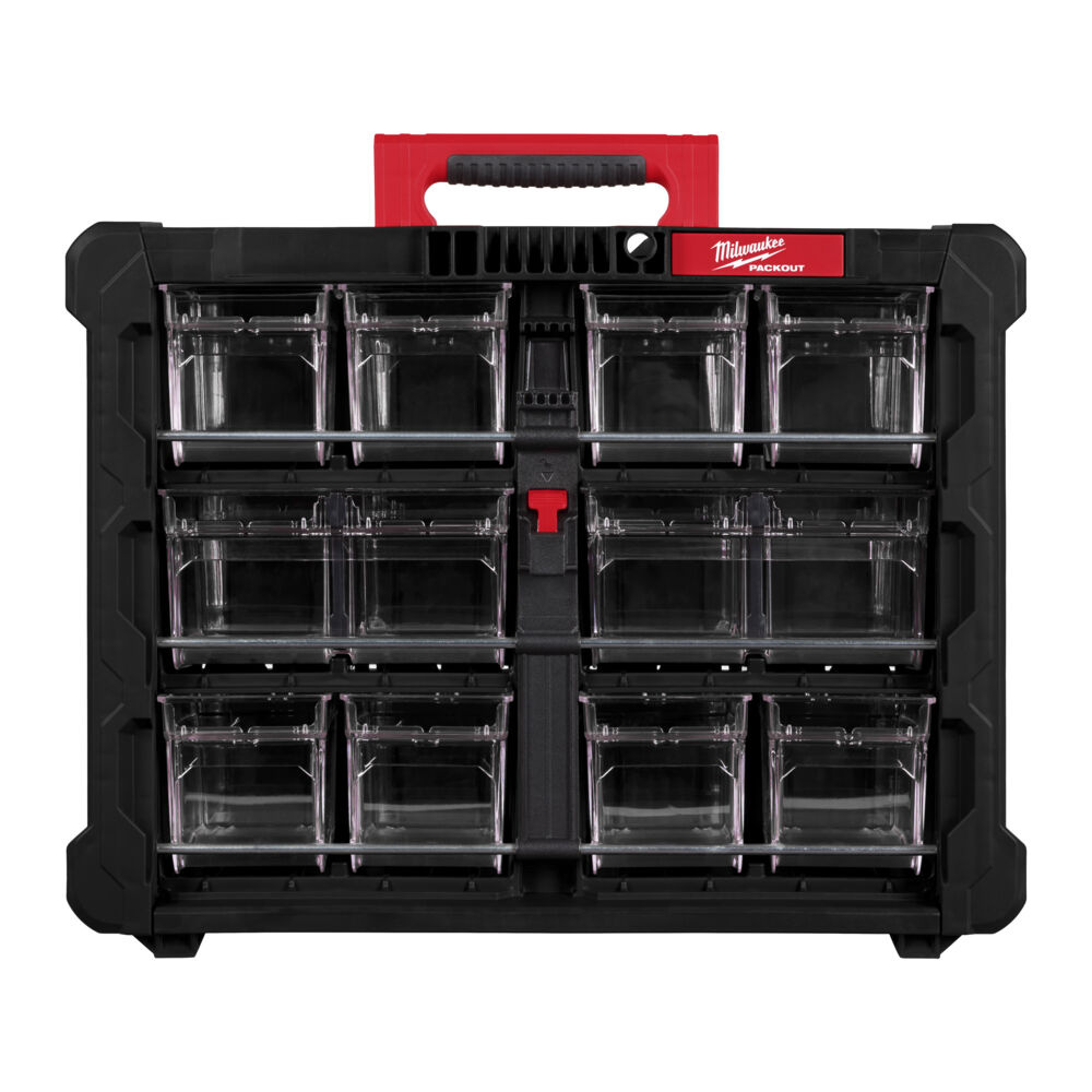 MILWAUKEE PACKOUT™ Hangende/staande organiser met bakjes