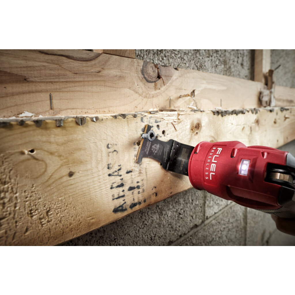 MILWAUKEE Multitool Starlock HSS Bi-metaal Zaagblad voor hout met nagels 35 x 42 mm