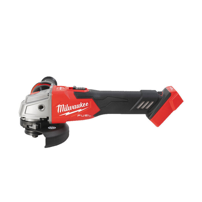 MILWAUKEE M18 FSAGV125XB 125mm haakse slijpmachine met schuifschakelaar, variabel toerental en remfunctie