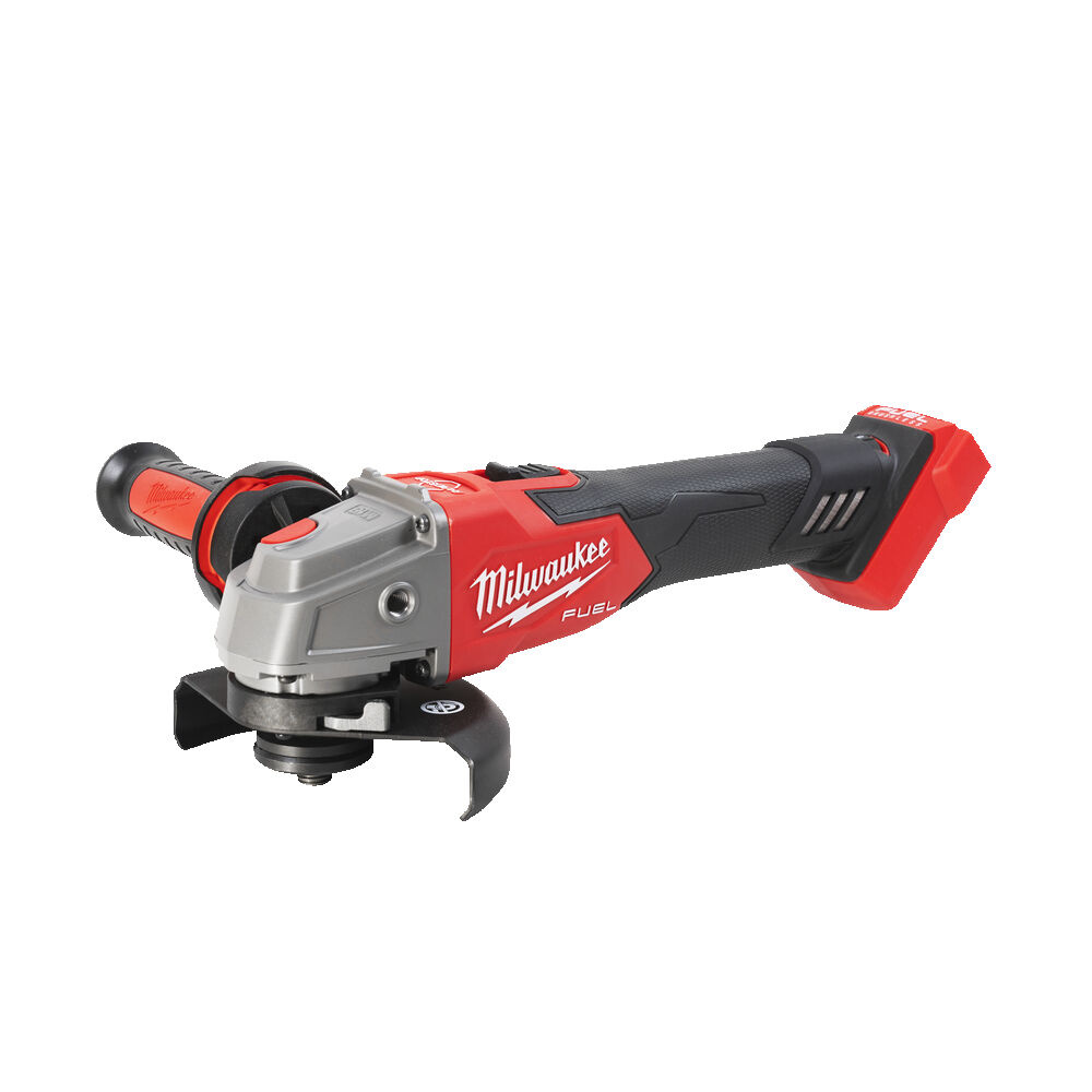 MILWAUKEE M18 FSAGV125XB 125mm haakse slijpmachine met schuifschakelaar, variabel toerental en remfunctie