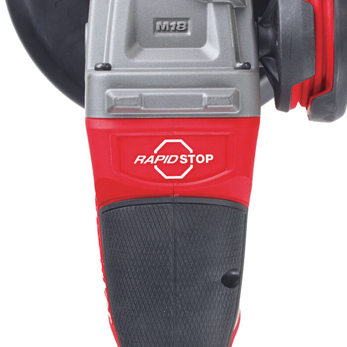 MILWAUKEE M18 FSAGV125XB 125mm haakse slijpmachine met schuifschakelaar, variabel toerental en remfunctie