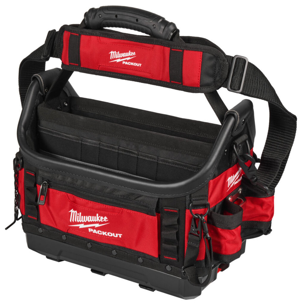 MILWAUKEE PACKOUT™ 38 cm Pro gereedschapstas open