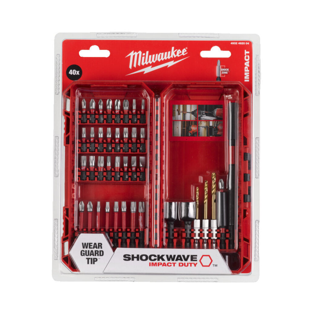 MILWAUKEE SHOCKWAVE PACKOUT Ready Box 40-delige bit Set