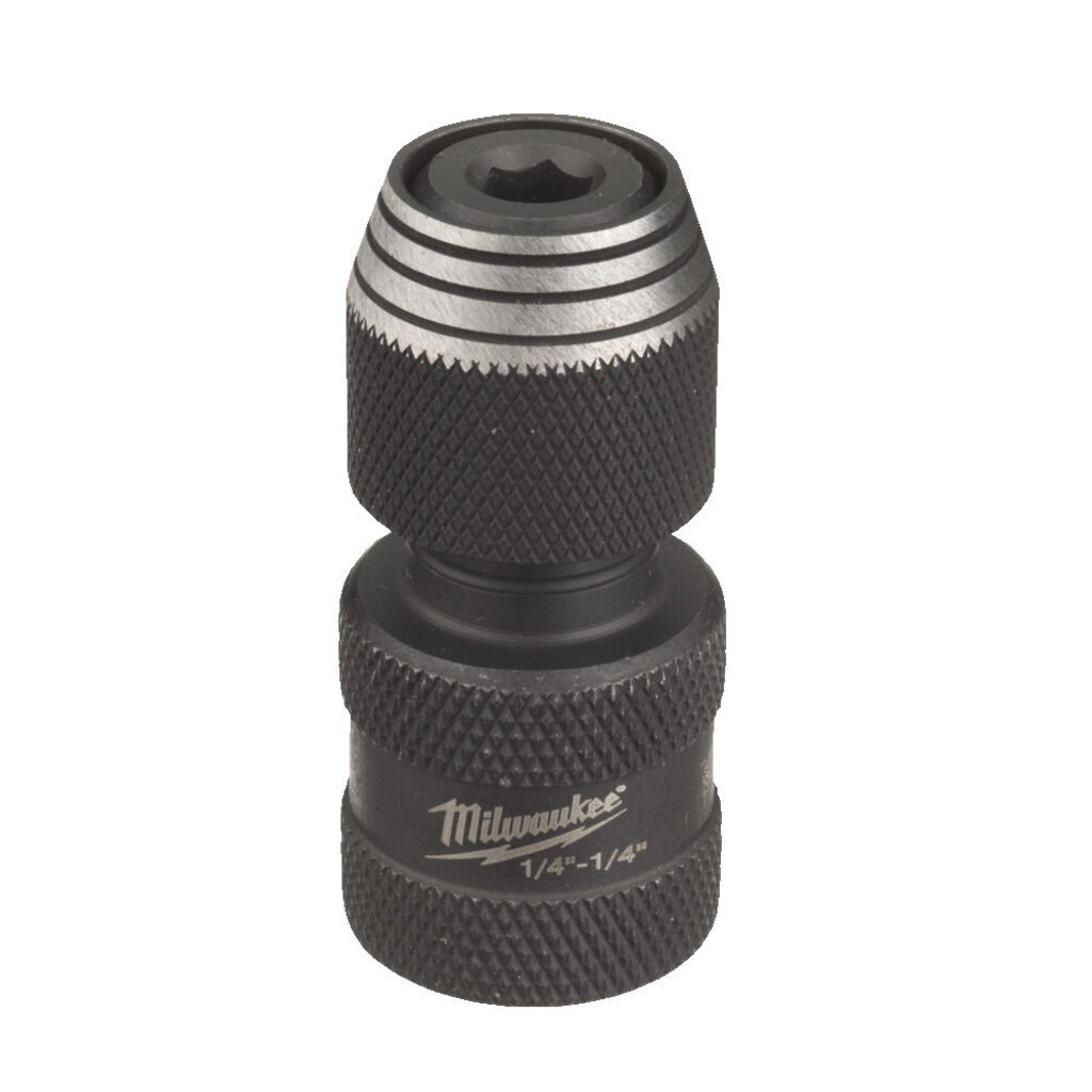 MILWAUKEE Dopadapter SHOCKWAVE 1/4 aandrijfvierkant - 1/4 Hex