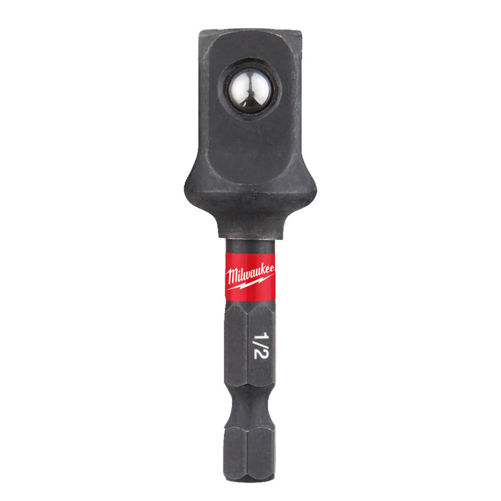 MILWAUKEE Dopadapter SHOCKWAVE 1/4 Hex - 1/2 aandrijfvierkant
