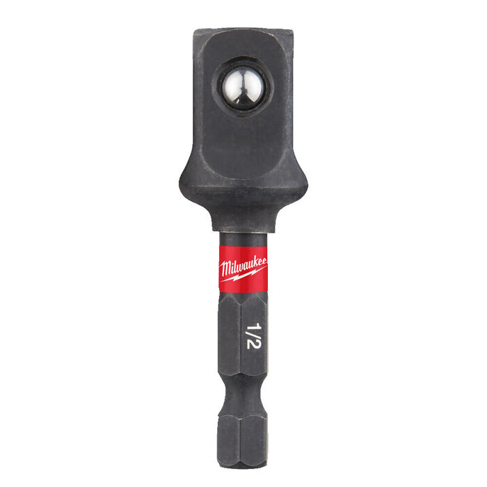MILWAUKEE Dopadapter SHOCKWAVE 1/4 Hex - 1/2 aandrijfvierkant