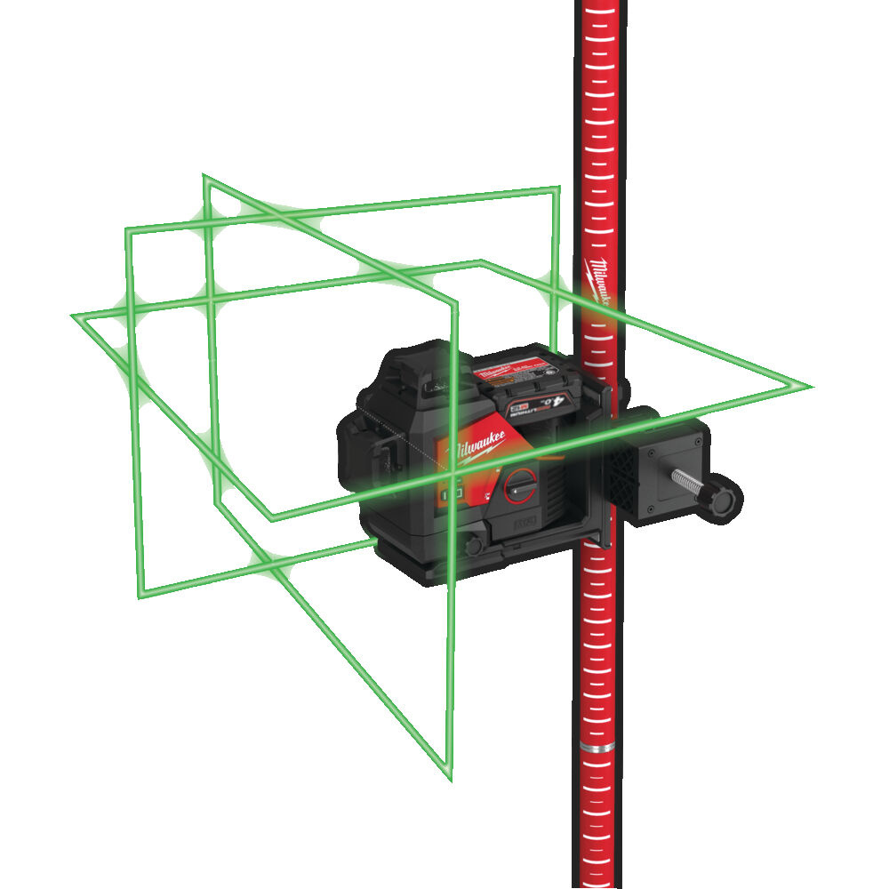 MILWAUKEE LMP 3,6 Meter extandable Laser Mounting Pole