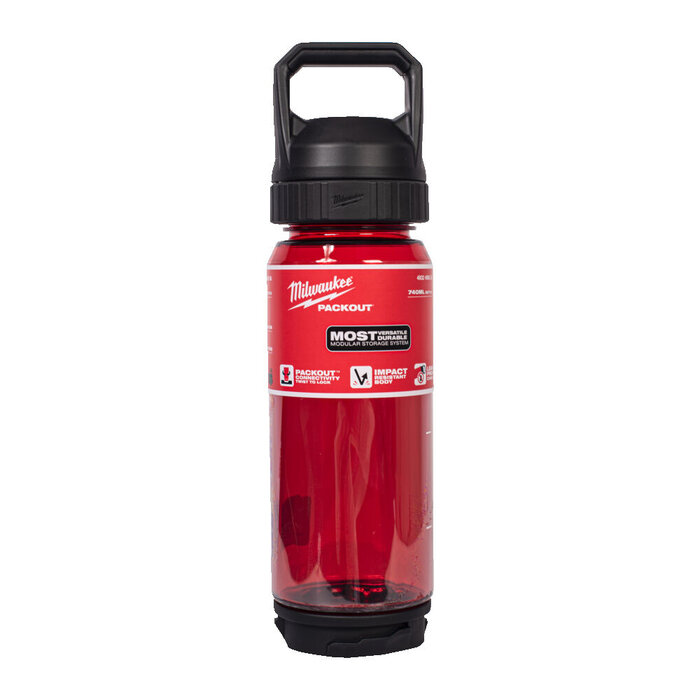 MILWAUKEE PACKOUT™ Plastic Fles met drinkdop