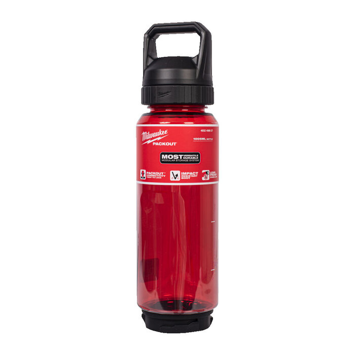 MILWAUKEE PACKOUT™ Plastic Fles met drinkdop