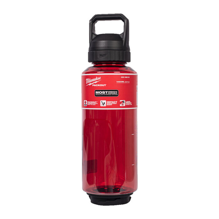 MILWAUKEE PACKOUT™ Plastic Fles met drinkdop