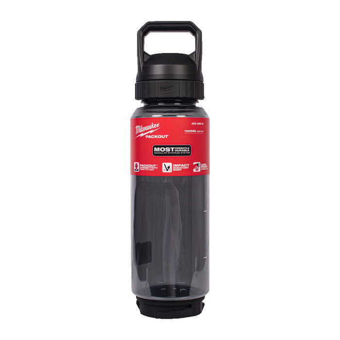 MILWAUKEE PACKOUT™ Plastic Fles met drinkdop