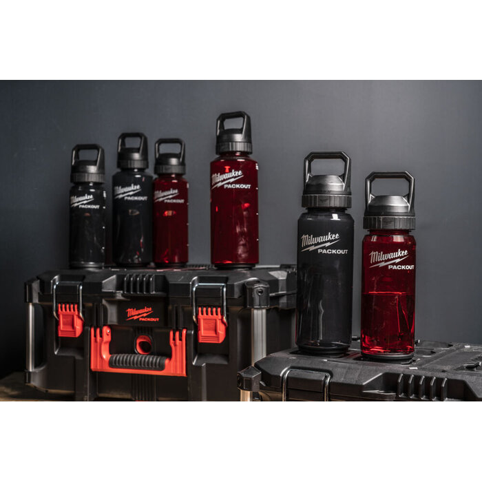 MILWAUKEE PACKOUT™ Plastic Fles met drinkdop