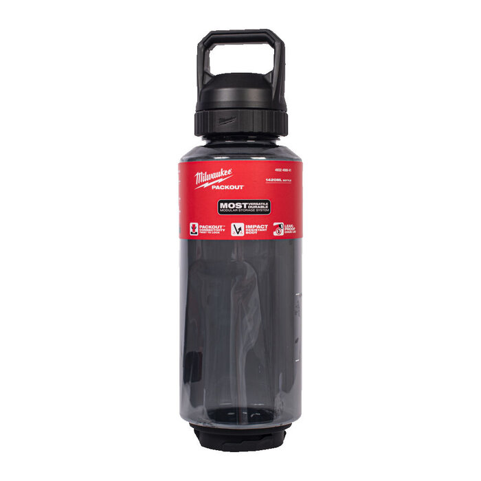 MILWAUKEE PACKOUT™ Plastic Fles met drinkdop