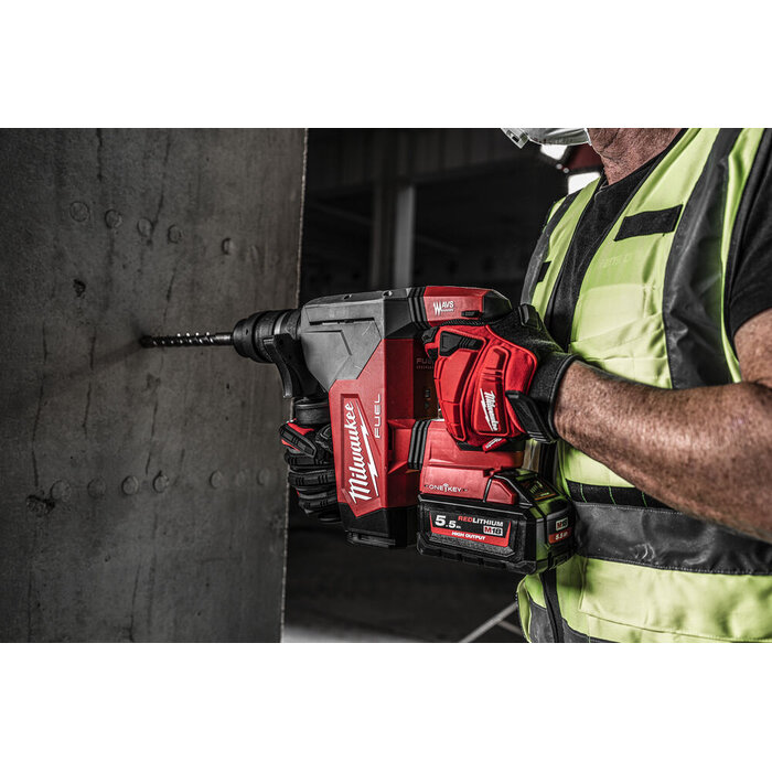 MILWAUKEE M18 ONEFHPX-802X  ONE-KEY SDS-PLUS 32 mm hamer met FIXTEC